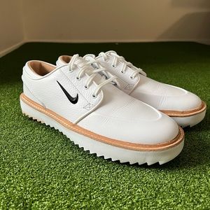 Nike Janoski G Tour Men's 9.5 Golf Shoes White/Black/Vachetta Tan